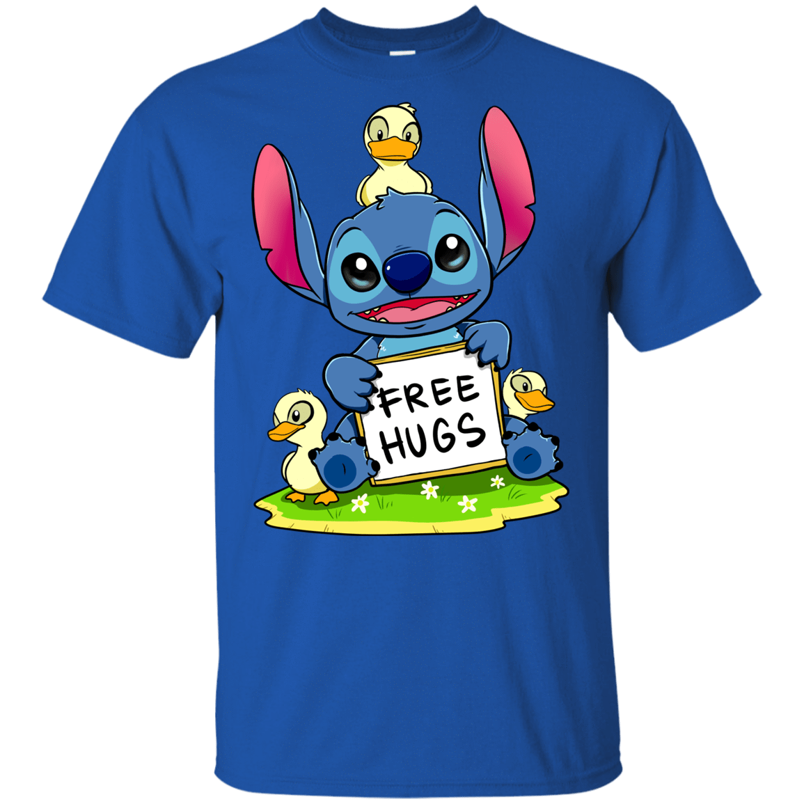 T-Shirts Royal / YXS Stitch Hug Youth T-Shirt