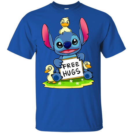 T-Shirts Royal / YXS Stitch Hug Youth T-Shirt