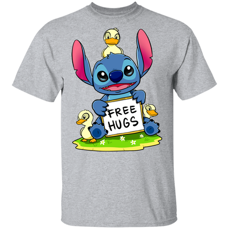 T-Shirts Sport Grey / YXS Stitch Hug Youth T-Shirt