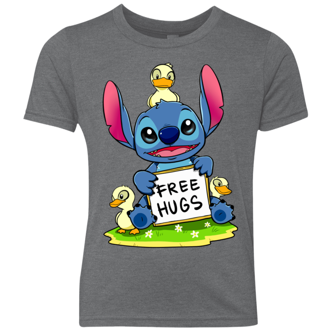 T-Shirts Premium Heather / YXS Stitch Hug Youth Triblend T-Shirt