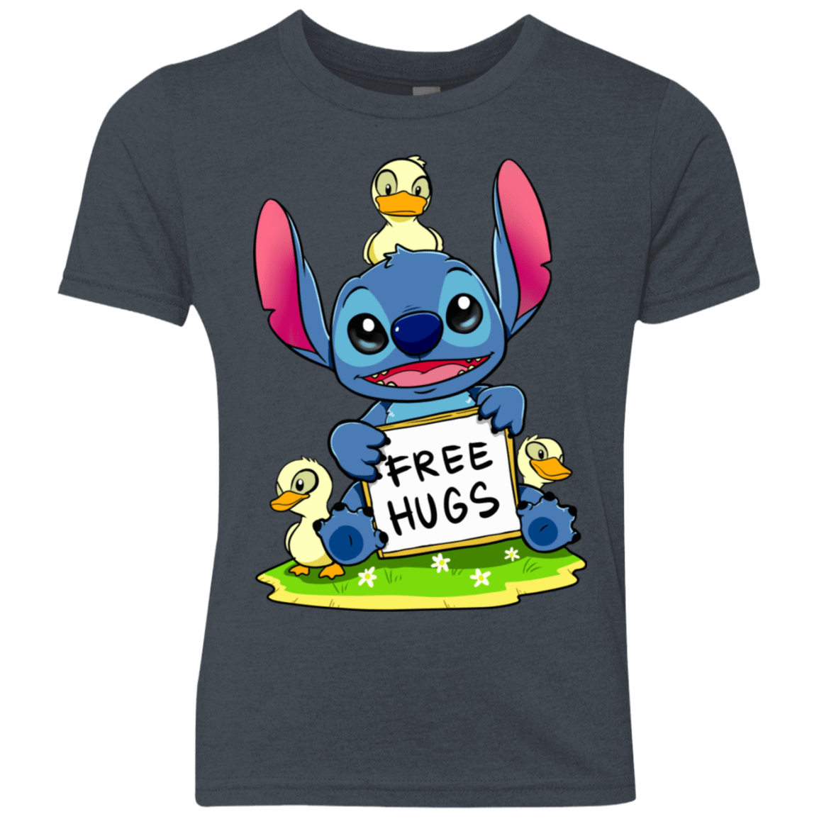 T-Shirts Vintage Navy / YXS Stitch Hug Youth Triblend T-Shirt