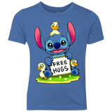 T-Shirts Vintage Royal / YXS Stitch Hug Youth Triblend T-Shirt