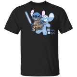 T-Shirts Black / S Stitch Jedi T-Shirt