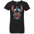 T-Shirts Black / YXS Stitch Not a Monster Girls Premium T-Shirt