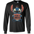 T-Shirts Black / S Stitch Not a Monster Men's Long Sleeve T-Shirt