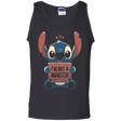 T-Shirts Black / S Stitch Not a Monster Men's Tank Top