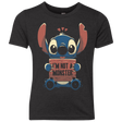 T-Shirts Vintage Black / YXS Stitch Not a Monster Youth Triblend T-Shirt