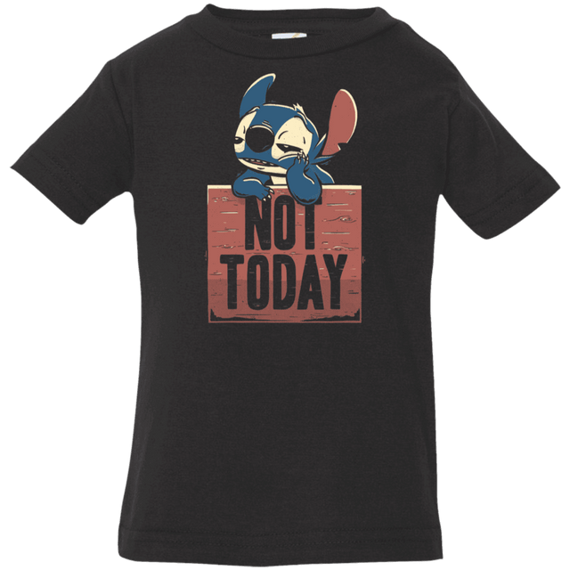 T-Shirts Black / 6 Months Stitch Not Today Infant Premium T-Shirt