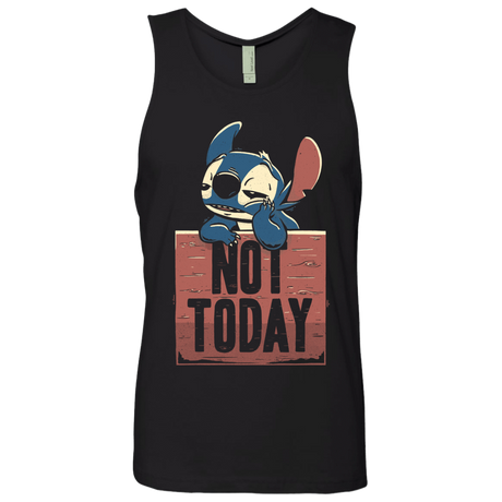 T-Shirts Black / S Stitch Not Today Men's Premium Tank Top