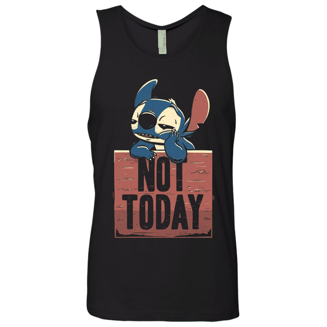 T-Shirts Black / S Stitch Not Today Men's Premium Tank Top