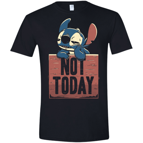 T-Shirts Black / X-Small Stitch Not Today Men's Semi-Fitted Softstyle