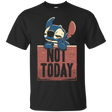 T-Shirts Black / S Stitch Not Today T-Shirt