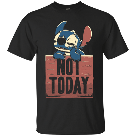 T-Shirts Black / S Stitch Not Today T-Shirt