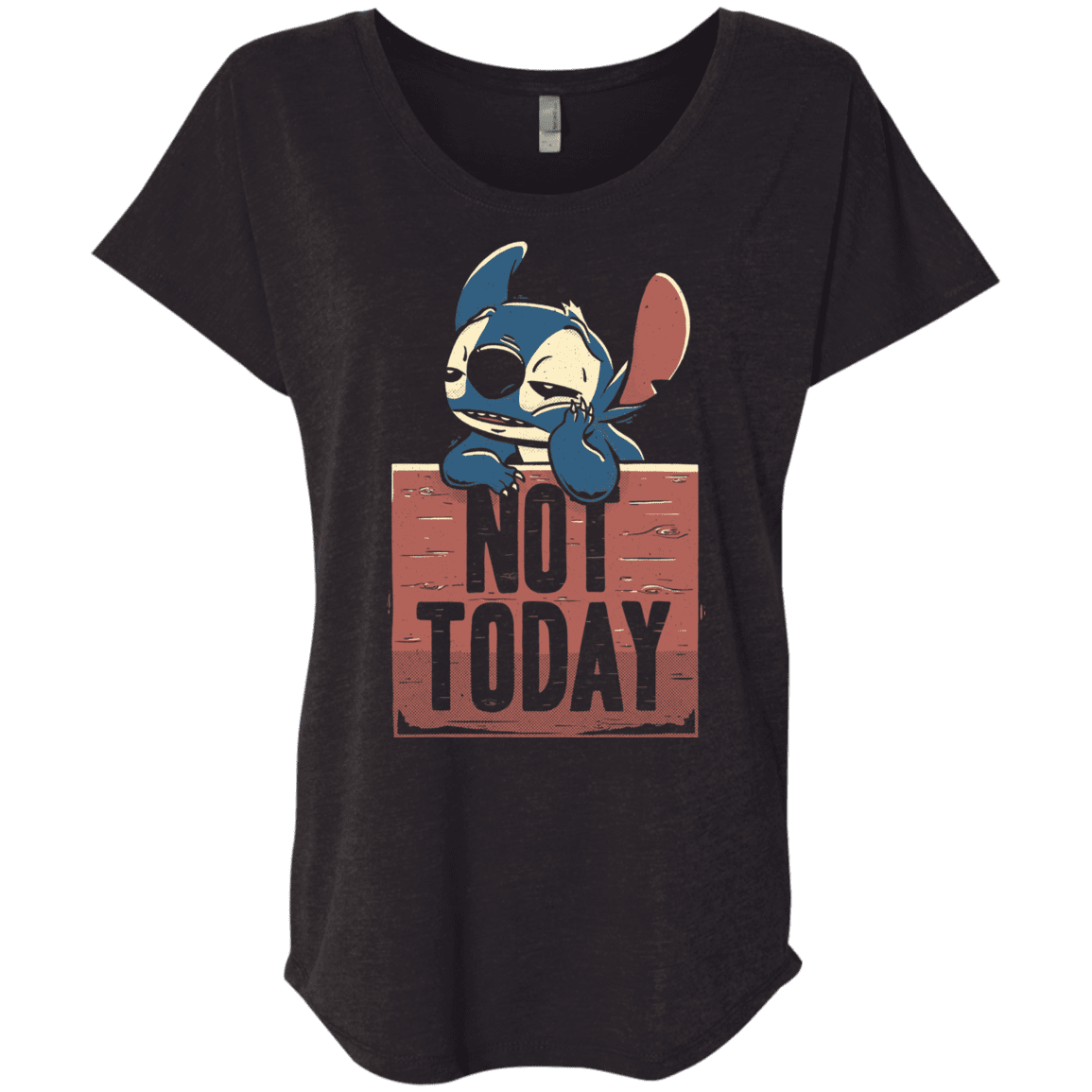 T-Shirts Vintage Black / X-Small Stitch Not Today Triblend Dolman Sleeve