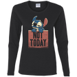 T-Shirts Black / S Stitch Not Today Women's Long Sleeve T-Shirt