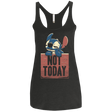 T-Shirts Vintage Black / X-Small Stitch Not Today Women's Triblend Racerback Tank
