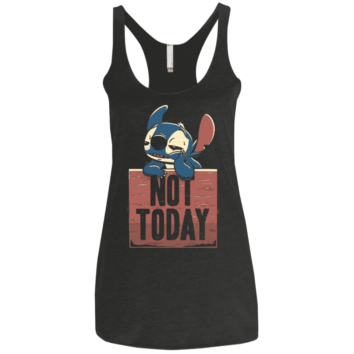 T-Shirts Vintage Black / X-Small Stitch Not Today Women's Triblend Racerback Tank
