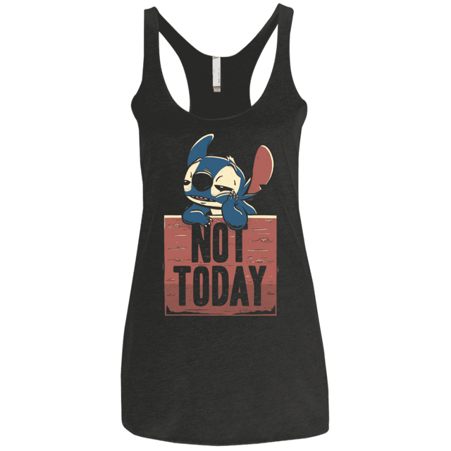 T-Shirts Vintage Black / X-Small Stitch Not Today Women's Triblend Racerback Tank