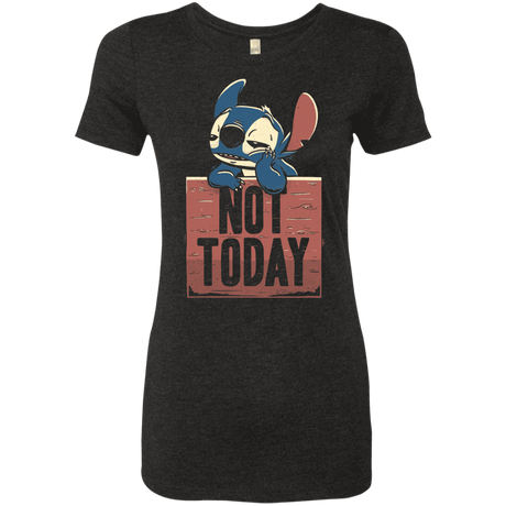 T-Shirts Vintage Black / S Stitch Not Today Women's Triblend T-Shirt