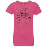 T-Shirts Hot Pink / YXS Stitch Plan Girls Premium T-Shirt