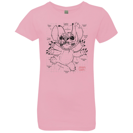 T-Shirts Light Pink / YXS Stitch Plan Girls Premium T-Shirt