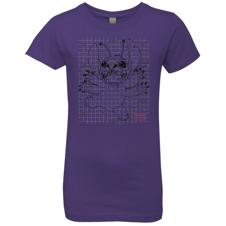 T-Shirts Purple Rush / YXS Stitch Plan Girls Premium T-Shirt