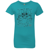 T-Shirts Tahiti Blue / YXS Stitch Plan Girls Premium T-Shirt
