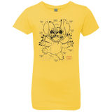 T-Shirts Vibrant Yellow / YXS Stitch Plan Girls Premium T-Shirt