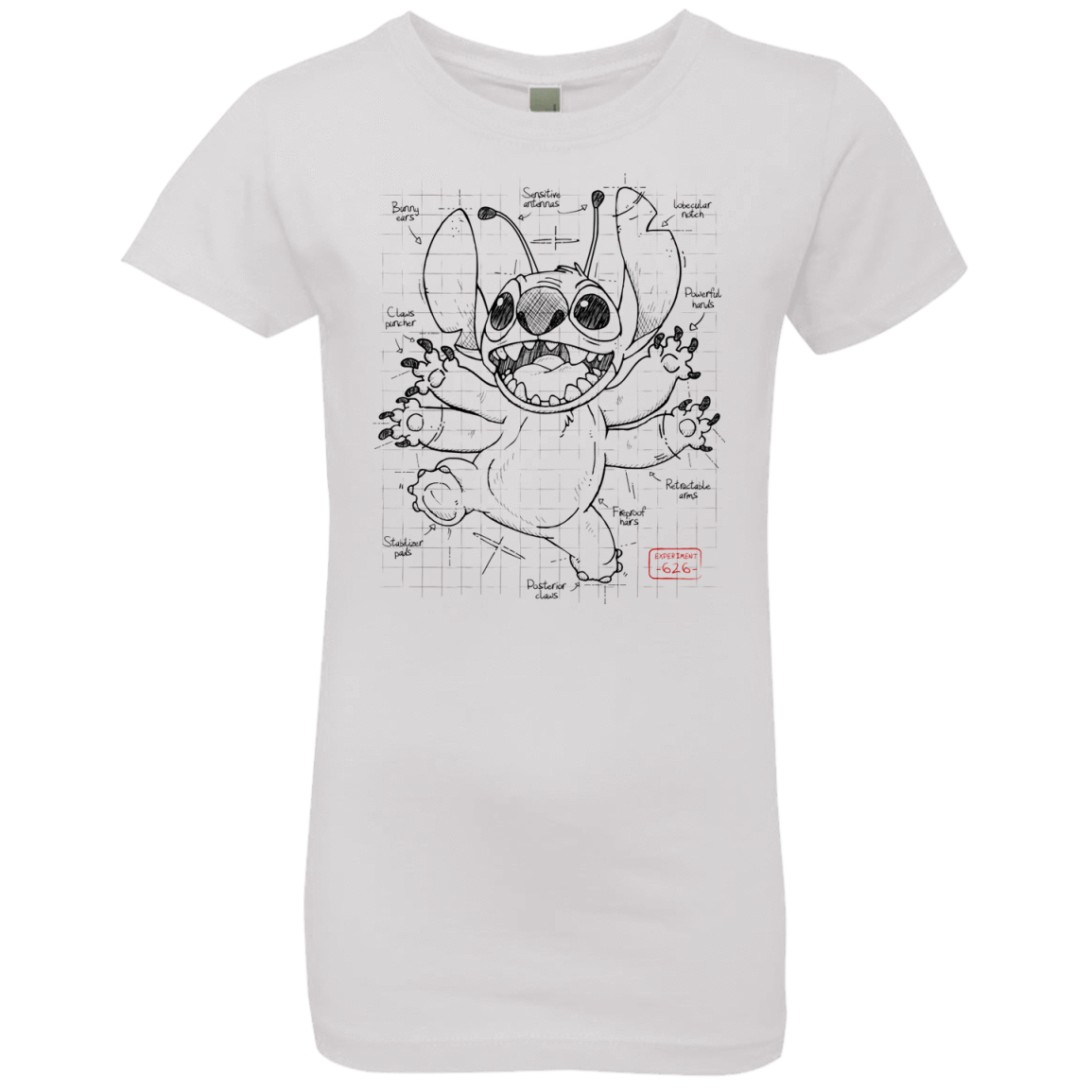 T-Shirts White / YXS Stitch Plan Girls Premium T-Shirt