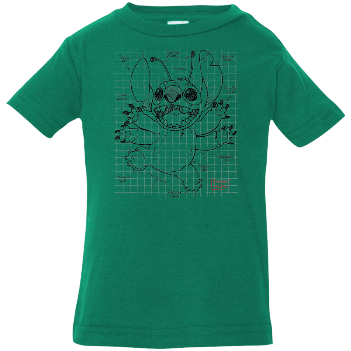 T-Shirts Kelly / 6 Months Stitch Plan Infant Premium T-Shirt