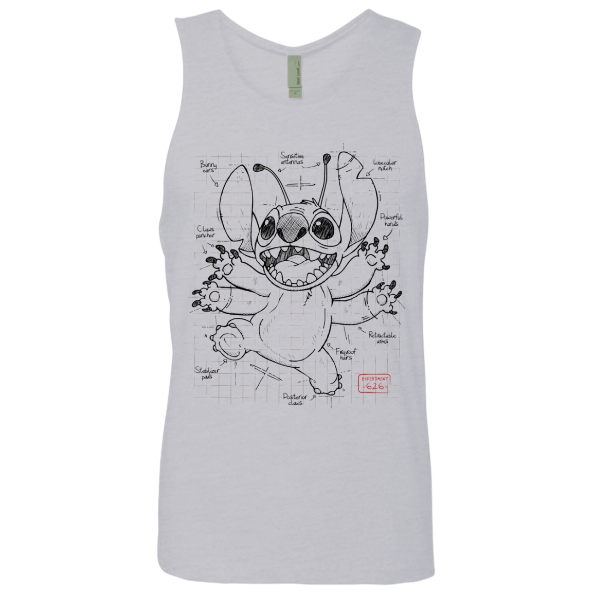 T-Shirts Heather Grey / S Stitch Plan Men's Premium Tank Top