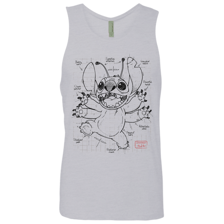 T-Shirts Heather Grey / S Stitch Plan Men's Premium Tank Top