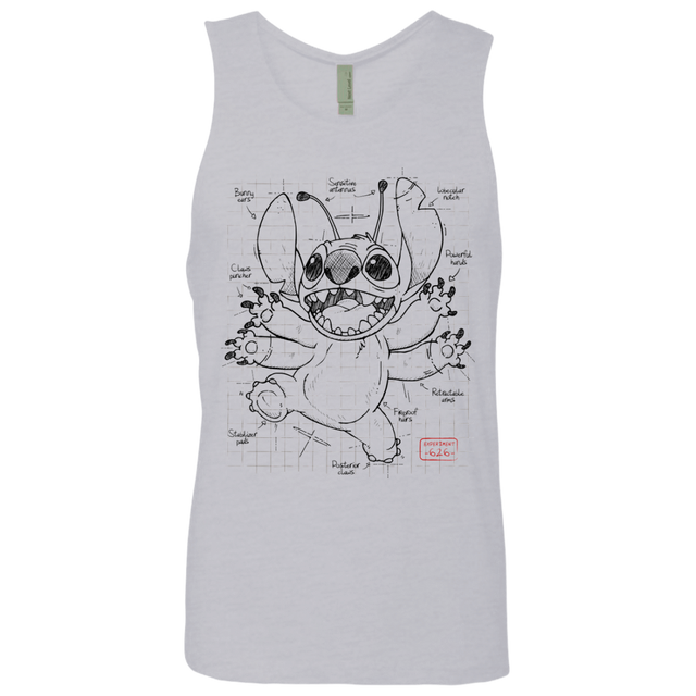 T-Shirts Heather Grey / S Stitch Plan Men's Premium Tank Top