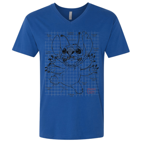 T-Shirts Royal / X-Small Stitch Plan Men's Premium V-Neck
