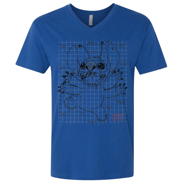 T-Shirts Royal / X-Small Stitch Plan Men's Premium V-Neck