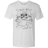 T-Shirts Heather White / S Stitch Plan Men's Triblend T-Shirt
