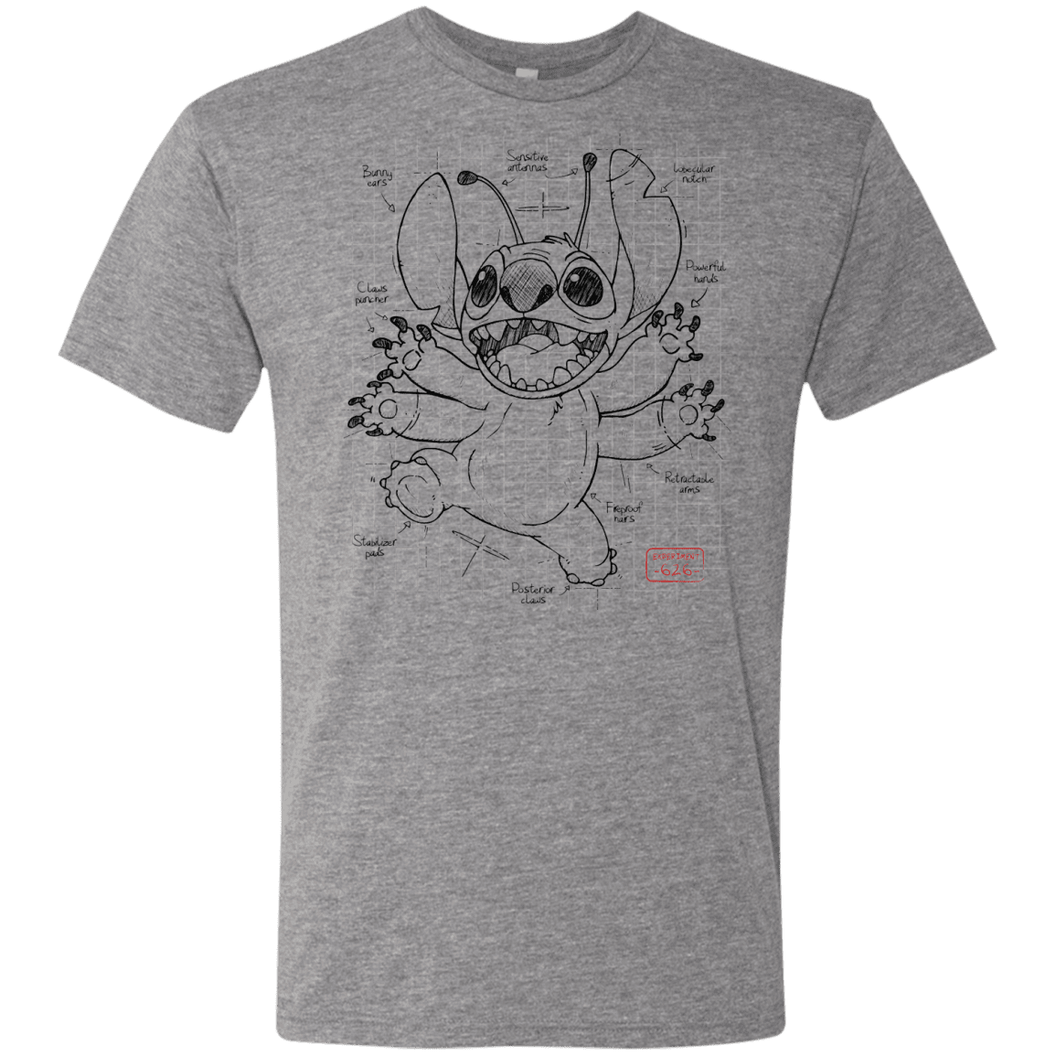 T-Shirts Premium Heather / S Stitch Plan Men's Triblend T-Shirt