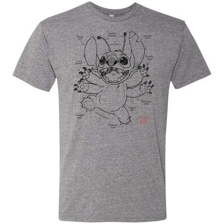 T-Shirts Premium Heather / S Stitch Plan Men's Triblend T-Shirt