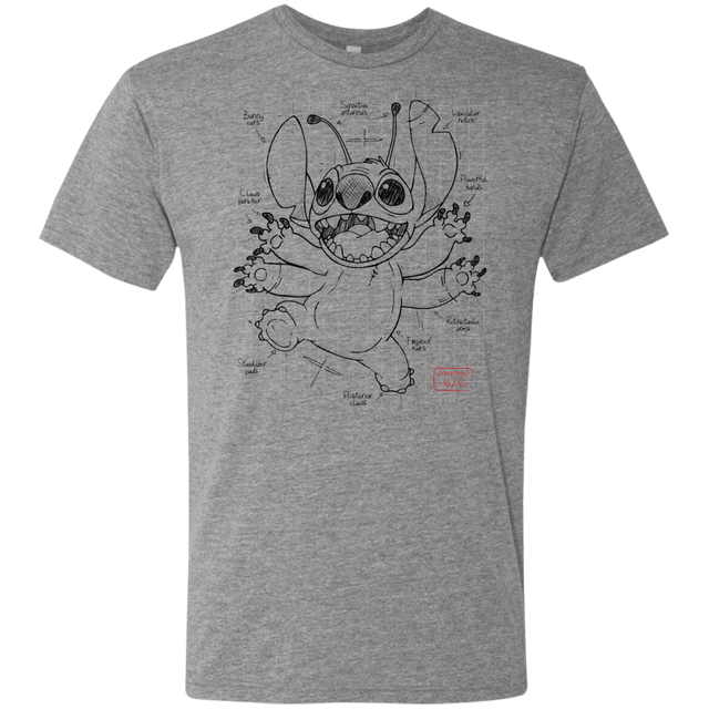 T-Shirts Premium Heather / S Stitch Plan Men's Triblend T-Shirt