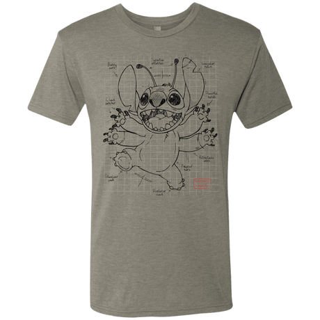 T-Shirts Venetian Grey / S Stitch Plan Men's Triblend T-Shirt