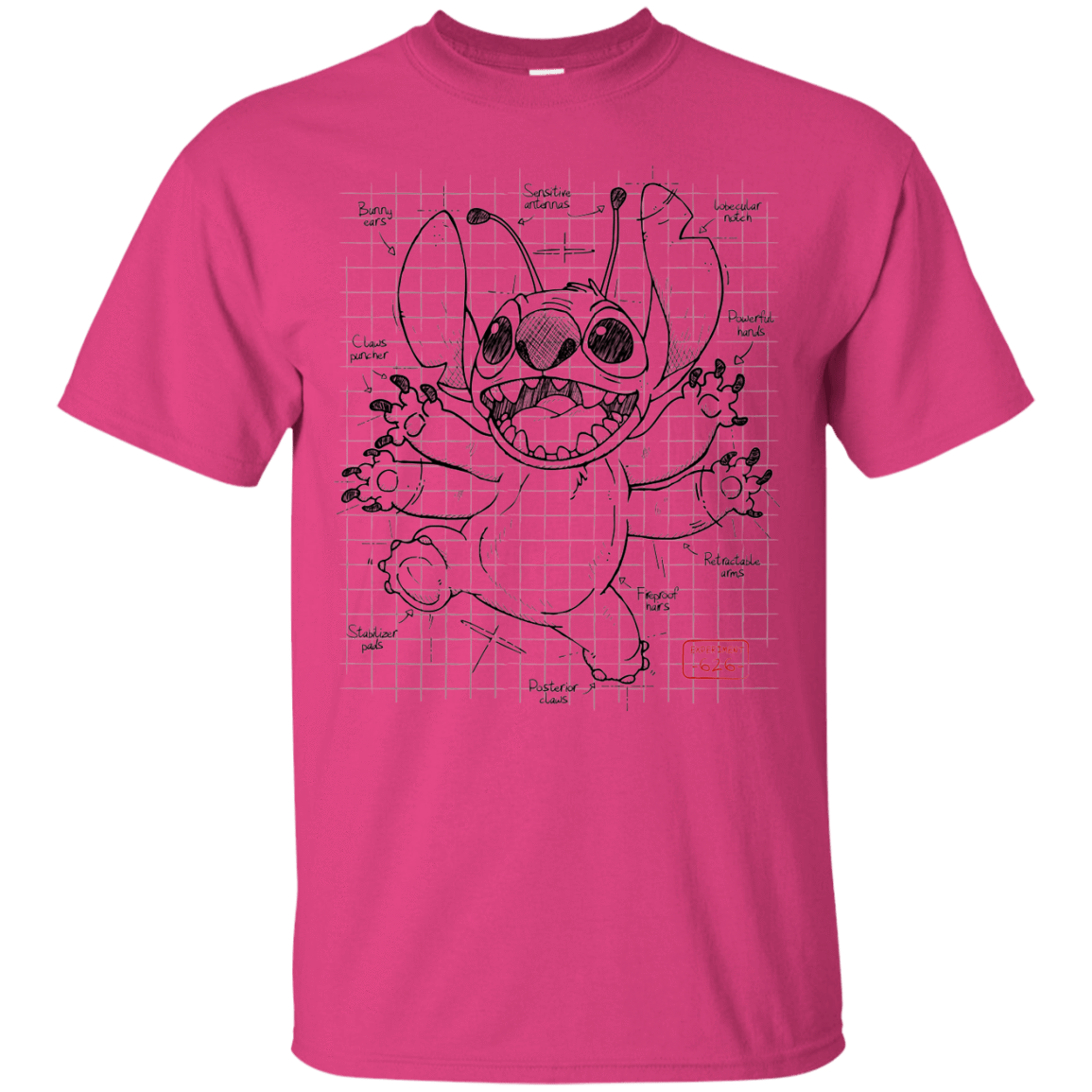 T-Shirts Heliconia / S Stitch Plan T-Shirt