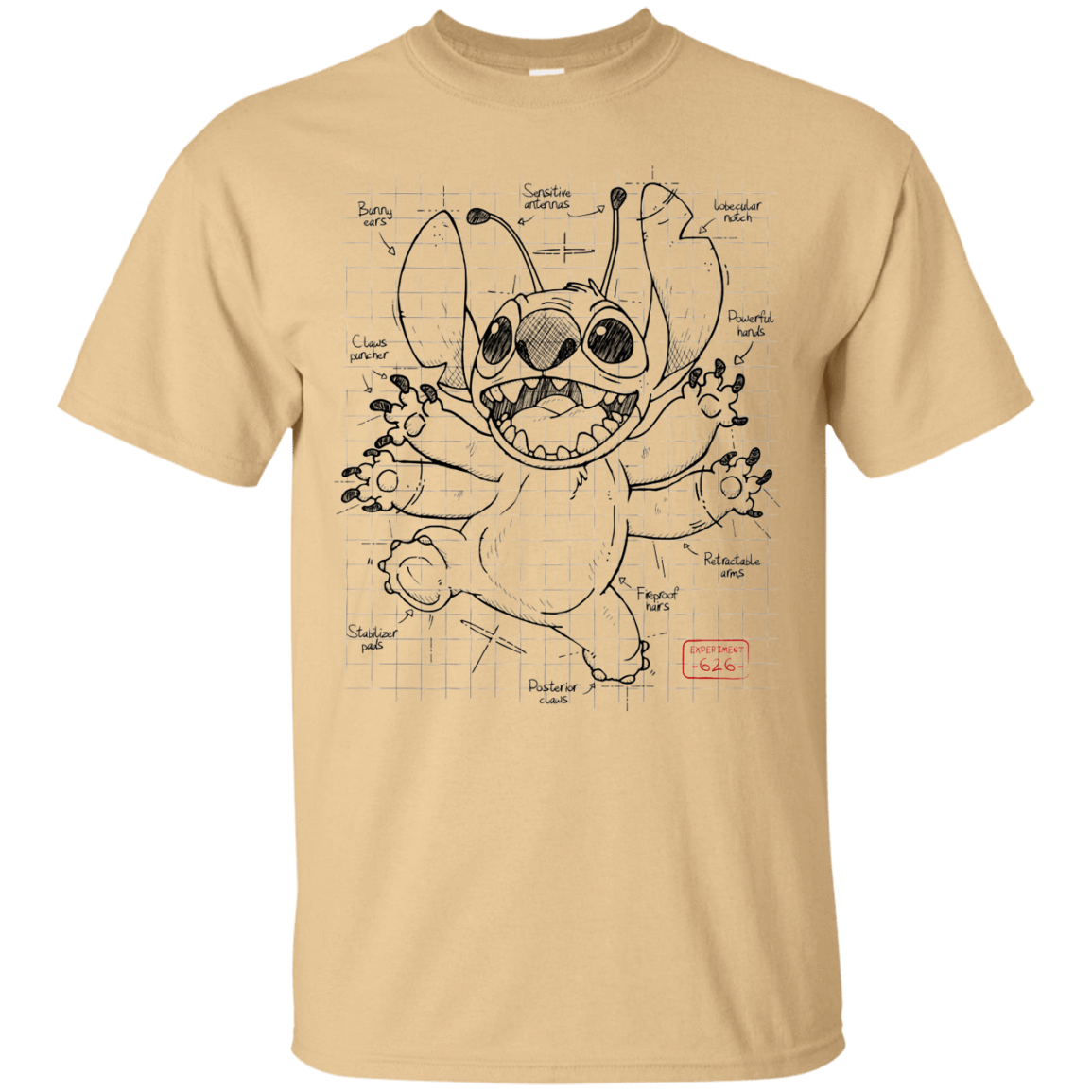 T-Shirts Vegas Gold / S Stitch Plan T-Shirt