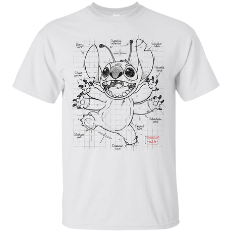 T-Shirts White / S Stitch Plan T-Shirt