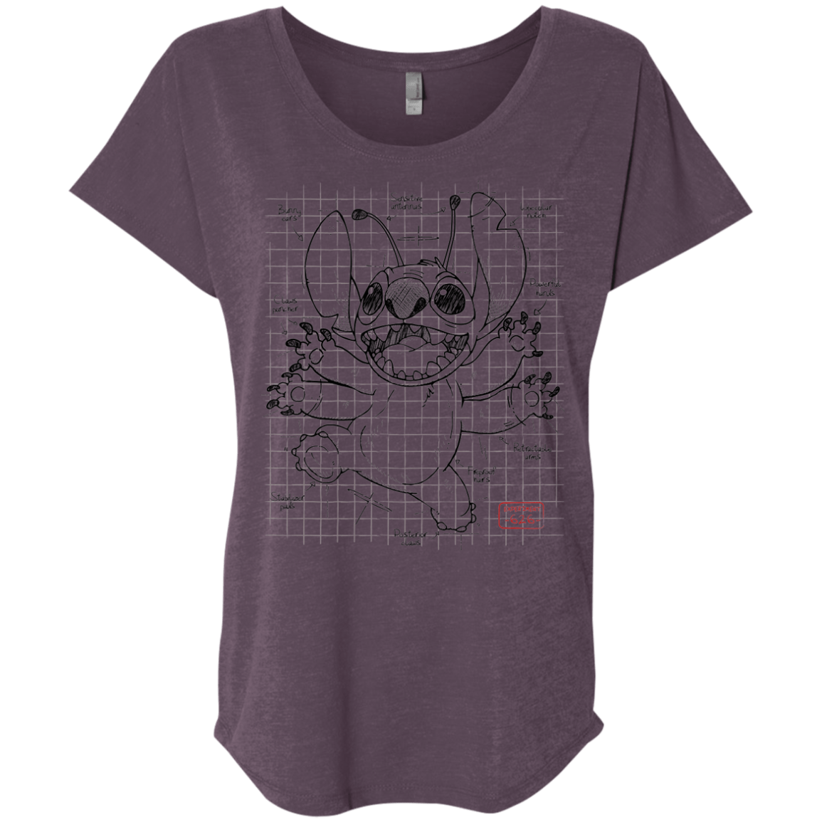 Stitch Plan Triblend Dolman Sleeve