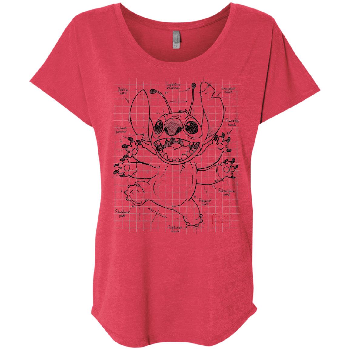 Stitch Plan Triblend Dolman Sleeve