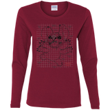 T-Shirts Cardinal / S Stitch Plan Women's Long Sleeve T-Shirt
