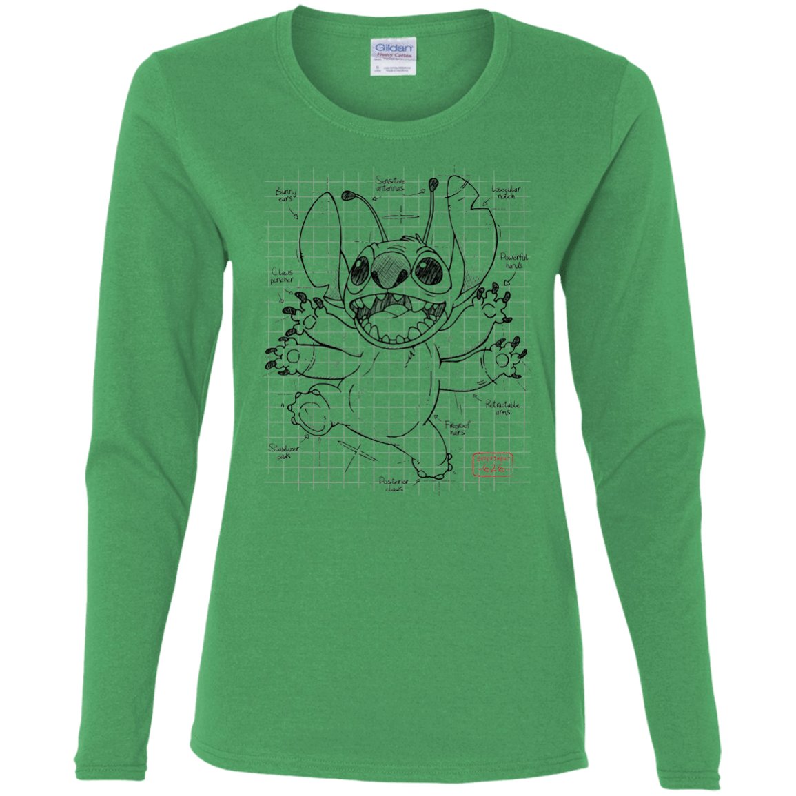 T-Shirts Irish Green / S Stitch Plan Women's Long Sleeve T-Shirt