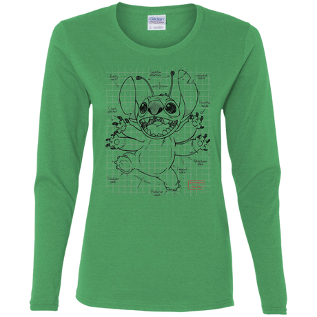T-Shirts Irish Green / S Stitch Plan Women's Long Sleeve T-Shirt