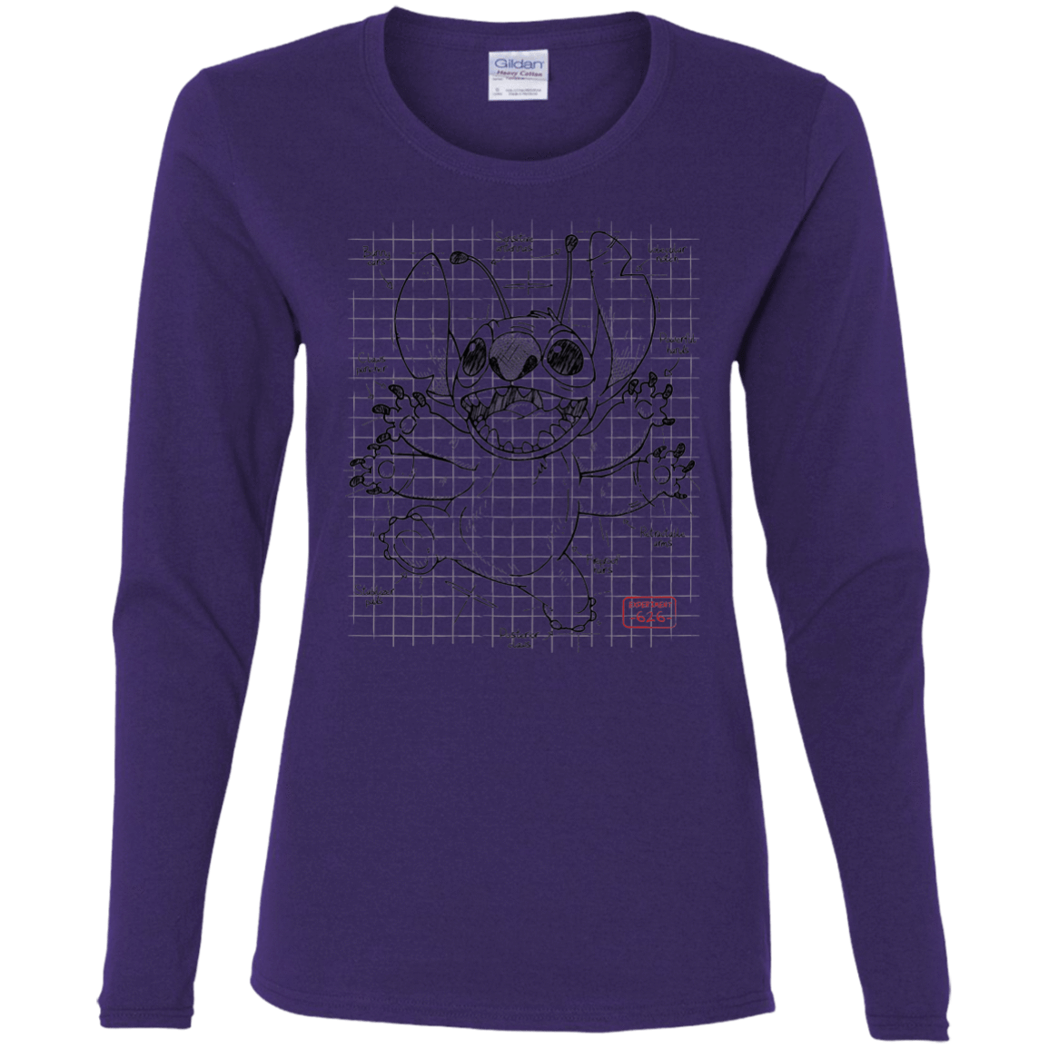 T-Shirts Purple / S Stitch Plan Women's Long Sleeve T-Shirt