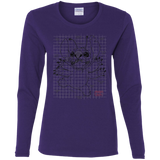 T-Shirts Purple / S Stitch Plan Women's Long Sleeve T-Shirt
